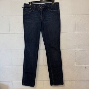 R U Blue Dark Wash Women's Jeans - Classic Slim Fit